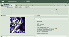 Desktop Screenshot of not-a-kitty.deviantart.com