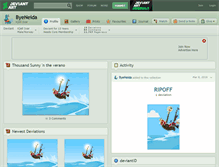 Tablet Screenshot of byeneida.deviantart.com