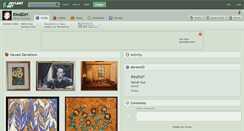Desktop Screenshot of kindgirl.deviantart.com