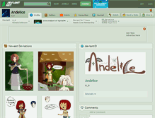 Tablet Screenshot of andelice.deviantart.com
