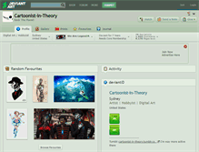 Tablet Screenshot of cartoonist-in-theory.deviantart.com