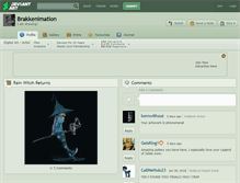 Tablet Screenshot of brakkenimation.deviantart.com
