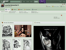 Tablet Screenshot of luxuria-dementia13.deviantart.com