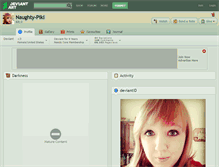 Tablet Screenshot of naughty-piki.deviantart.com