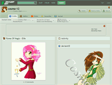 Tablet Screenshot of cosmo-12.deviantart.com