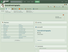 Tablet Screenshot of innovativeartography.deviantart.com