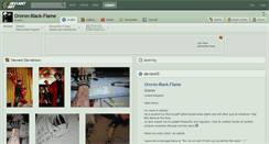 Desktop Screenshot of ororon-black-flame.deviantart.com