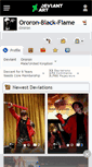 Mobile Screenshot of ororon-black-flame.deviantart.com