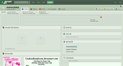Desktop Screenshot of mommytokai.deviantart.com