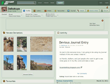 Tablet Screenshot of daikokuya.deviantart.com