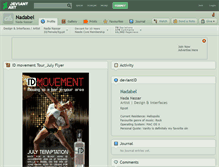 Tablet Screenshot of nadabel.deviantart.com
