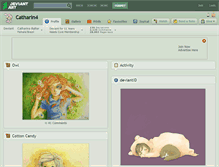 Tablet Screenshot of catharin4.deviantart.com