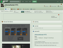 Tablet Screenshot of extremehunter1972.deviantart.com