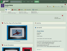 Tablet Screenshot of chujo-hime.deviantart.com