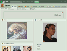 Tablet Screenshot of dlazaru.deviantart.com
