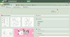 Desktop Screenshot of indira0003.deviantart.com