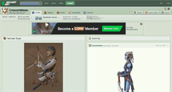 Desktop Screenshot of crescentmoon.deviantart.com