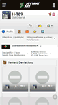 Mobile Screenshot of h-t89.deviantart.com