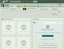 Tablet Screenshot of h-t89.deviantart.com