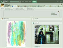 Tablet Screenshot of kizistock.deviantart.com