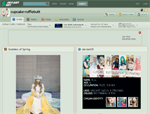 Tablet Screenshot of cupcake-rufflebutt.deviantart.com