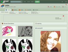 Tablet Screenshot of j-ohra.deviantart.com