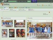 Tablet Screenshot of missmina2.deviantart.com