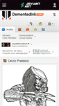 Mobile Screenshot of dementedink.deviantart.com