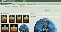 Desktop Screenshot of pocketfrogpaladin.deviantart.com