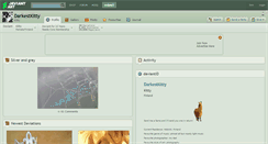 Desktop Screenshot of darkestkitty.deviantart.com