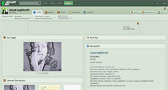 Desktop Screenshot of cloud-sephiroth.deviantart.com