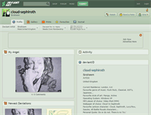 Tablet Screenshot of cloud-sephiroth.deviantart.com