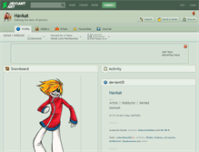 Tablet Screenshot of havkat.deviantart.com