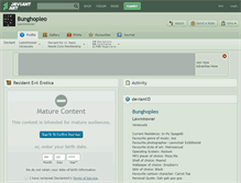 Tablet Screenshot of bunghopleo.deviantart.com