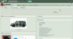 Desktop Screenshot of devildesigns.deviantart.com
