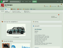 Tablet Screenshot of devildesigns.deviantart.com