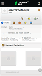 Mobile Screenshot of macrofootlover.deviantart.com