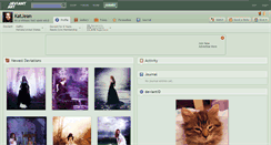 Desktop Screenshot of katjean.deviantart.com