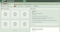 Desktop Screenshot of kickfan.deviantart.com