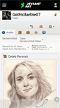 Mobile Screenshot of gothicbarbie07.deviantart.com