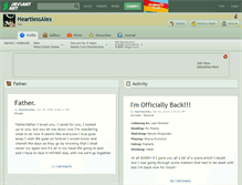 Tablet Screenshot of heartlessalex.deviantart.com