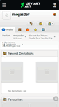 Mobile Screenshot of megasder.deviantart.com