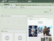 Tablet Screenshot of megasder.deviantart.com