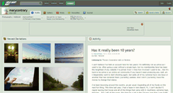 Desktop Screenshot of marycontrary.deviantart.com