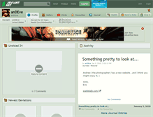 Tablet Screenshot of andeve.deviantart.com