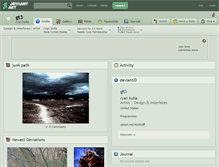 Tablet Screenshot of gt3.deviantart.com