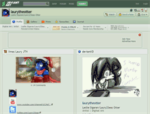 Tablet Screenshot of laurytheotter.deviantart.com