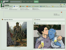 Tablet Screenshot of canius.deviantart.com