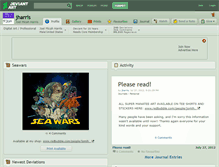 Tablet Screenshot of jharris.deviantart.com