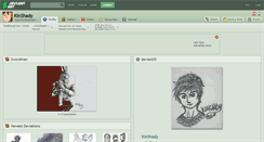 Desktop Screenshot of kinshady.deviantart.com